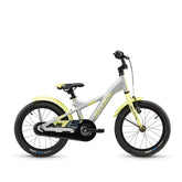 Kinderfahrrad in grau 16 Zoll für Kinder ab 4 Jahren – robustes Rad mit kindgerechter Geometrie